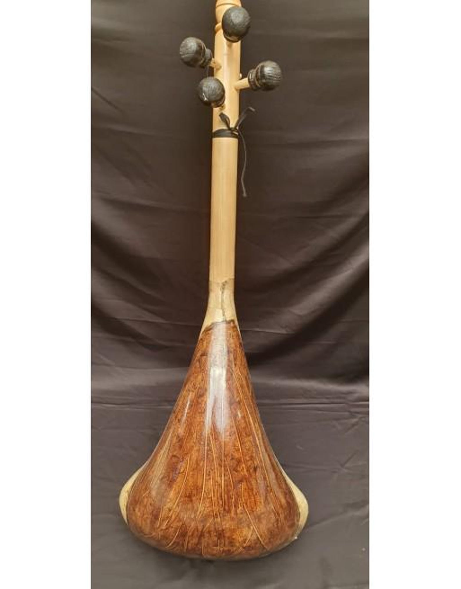 Amazigh Traditional Loutar 4-String Plucked Lute Handmade Musical Instrument