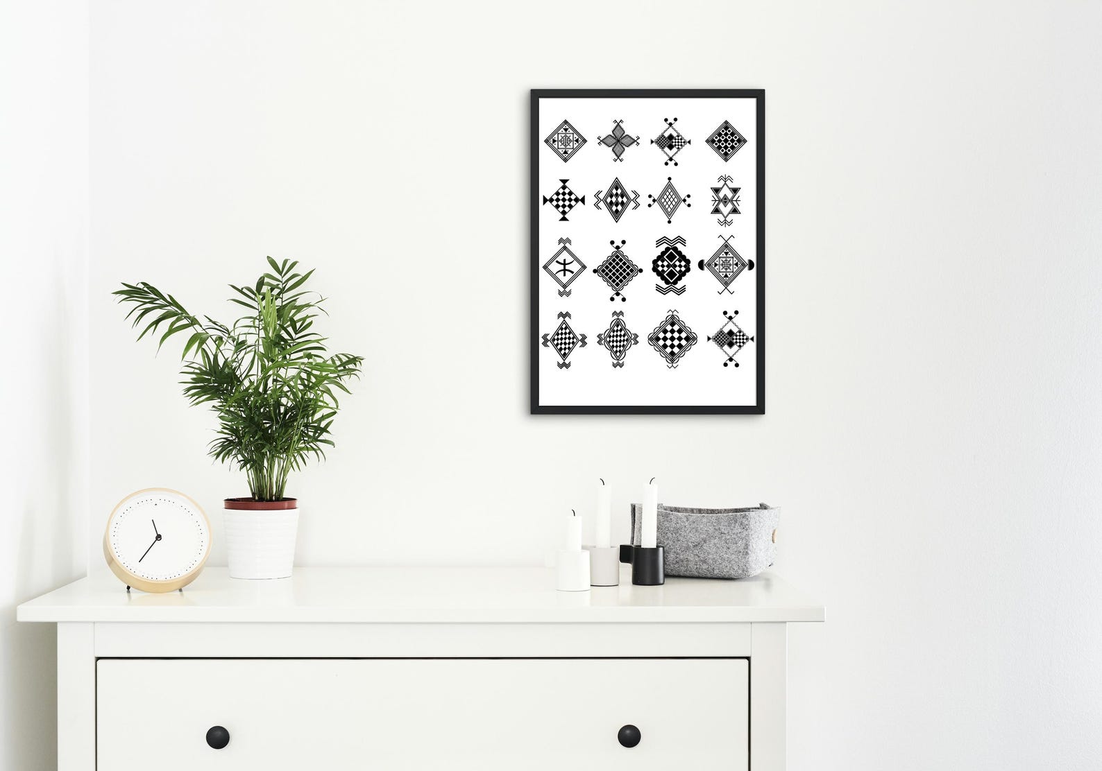 Berber Amazigh Kabyle Tattoo and Henna Pattern Digital Download