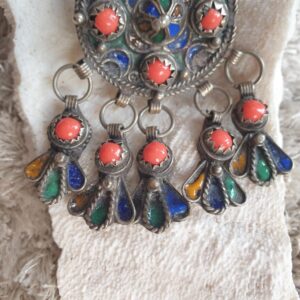 Amazigh Fibule kabyle berbère Silver Tabzimt Traditional broche