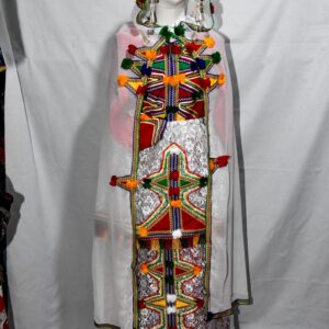 Berber Wedding Dress Caftan Headdress Burnouse Set Kaftan