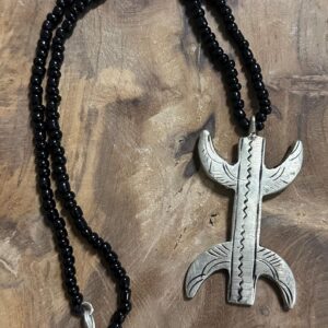 Berber Yaz Symbol Handmade Metal Stone Kette Necklace