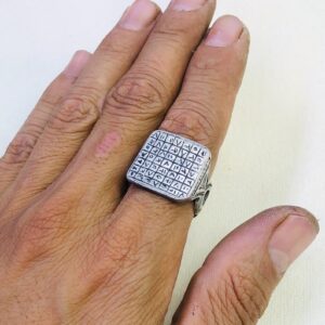 Amazigh Jewelry Traditionnels Marocains Ring Berbère Silver Handmade