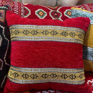 Berber Cushion Cover Cotton Chenille Pattern Boho Pillow