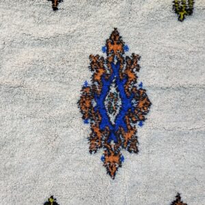 Berber Symbol Handmade Vivid Color Sheep Wool Rug