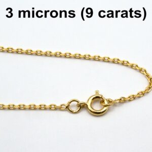 Amazigh Collier Pendentif Yaz Z Free Plaqué Or 3 microns 9 carats