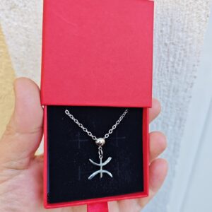 Amazigh Yaz Tifinagh Kabyle Stainless Steel Unisex Pendant Necklace