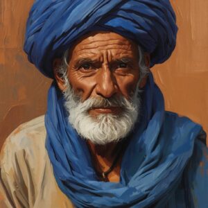 Amazigh Berber Culture Sahara Desert Print Set of 6 Wall Art