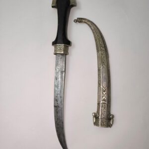 Berber Vintage Silver Khanjar 925 Sterling Antique Dagger