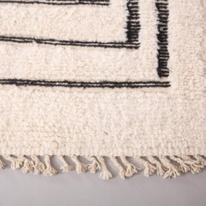 Berber Custom Wool Geometric Living Room Rug Design