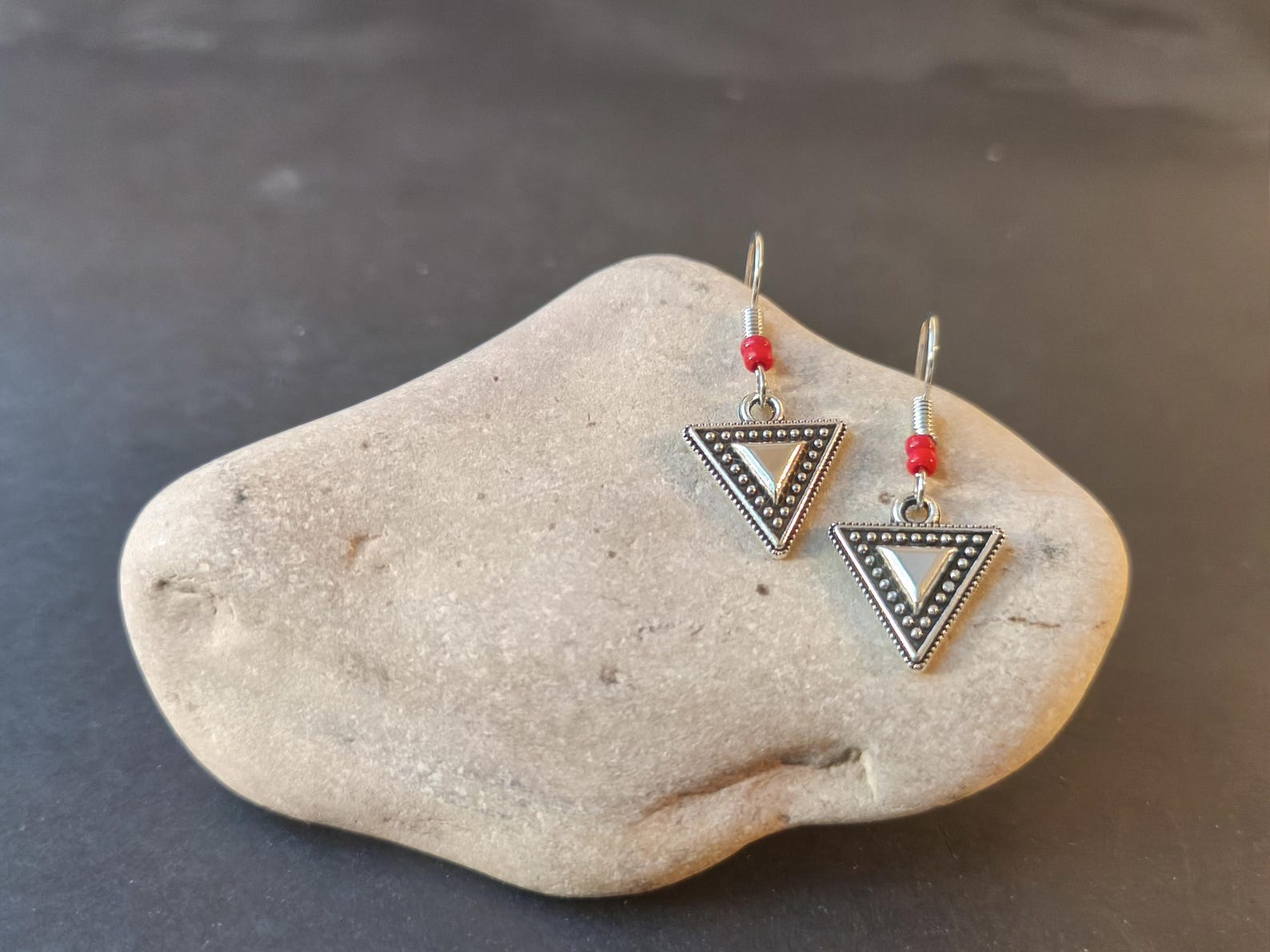 Amazigh Earrings pendantes inspiration kabyle with perles Handmade