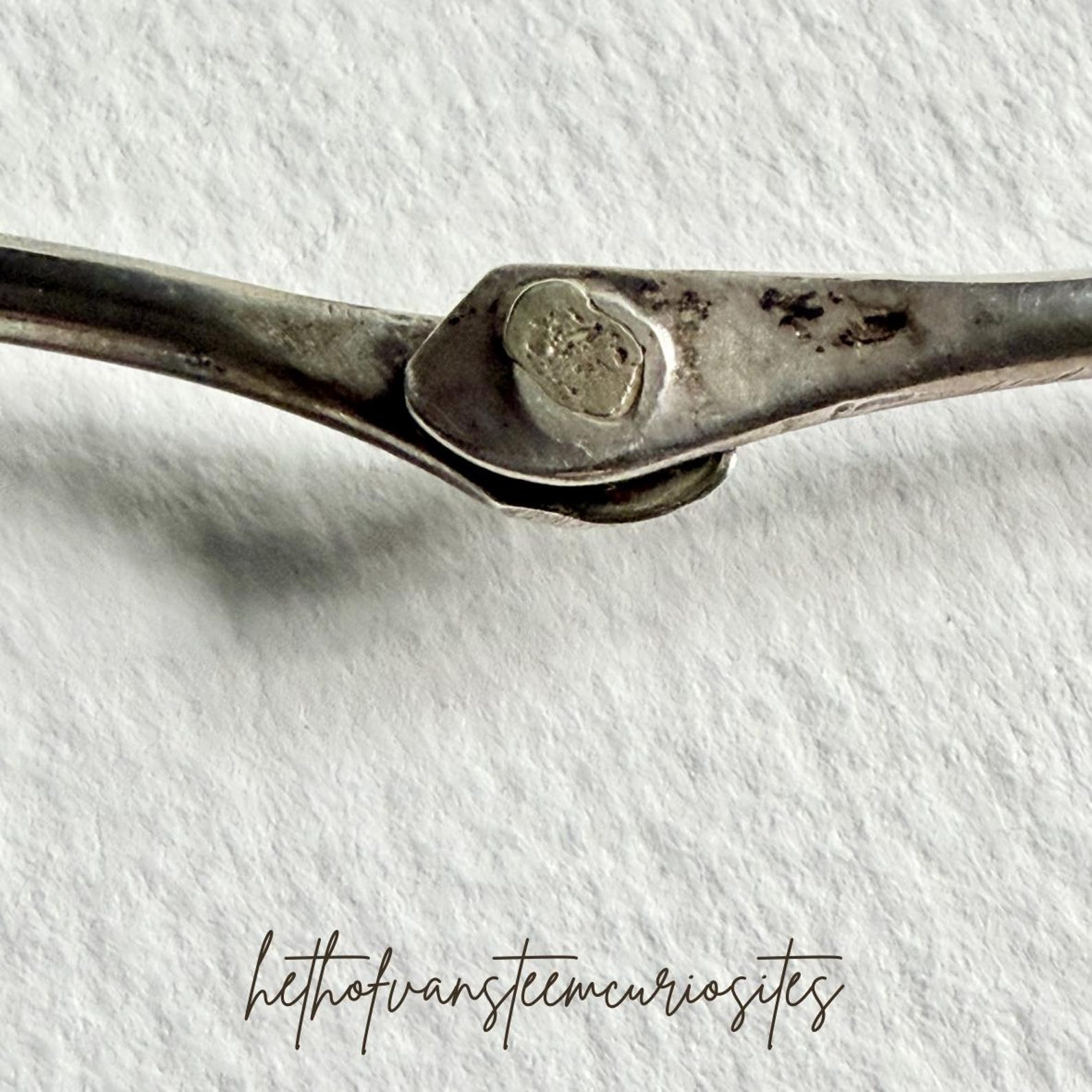 Amazigh Authentic Silver Necklace • South Tunesia 1945-1960 • Snake Heads