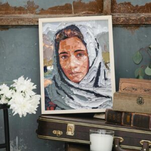 Amazigh Berber Kabyle Tuareg Woman Sahara Digital Download Wall Art