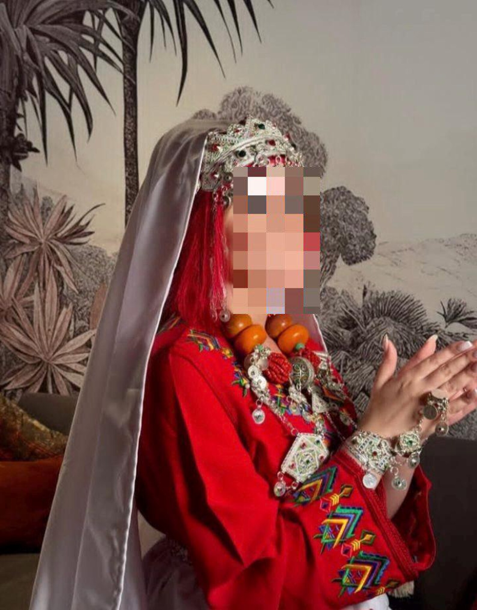 Berber Handmade Wedding Outfit North African Bridal Attire