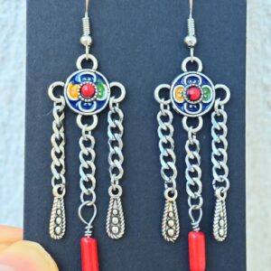 Amazigh Magnifiques boucles d oreilles kabyles métal Earrings