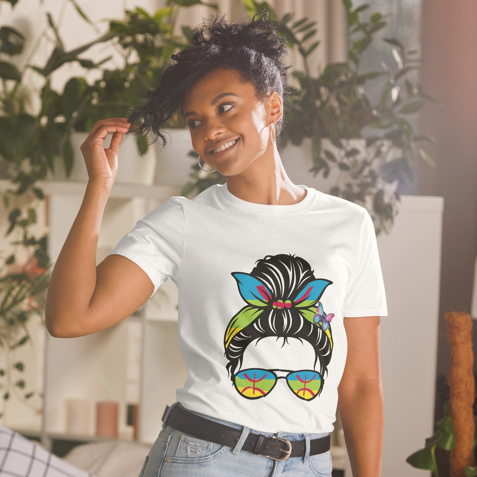 Berber Amazigh Yaz Symbol Kabyle Pride Tifinagh Graphic T-Shirt