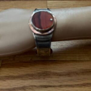 African Amazigh Tuareg Carnelian Silver Cuff Fair Trade Bracelet