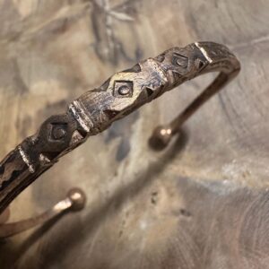 Amazigh Armreifen aus Kupfer handgemacht traditionellen Werstätten Marokko