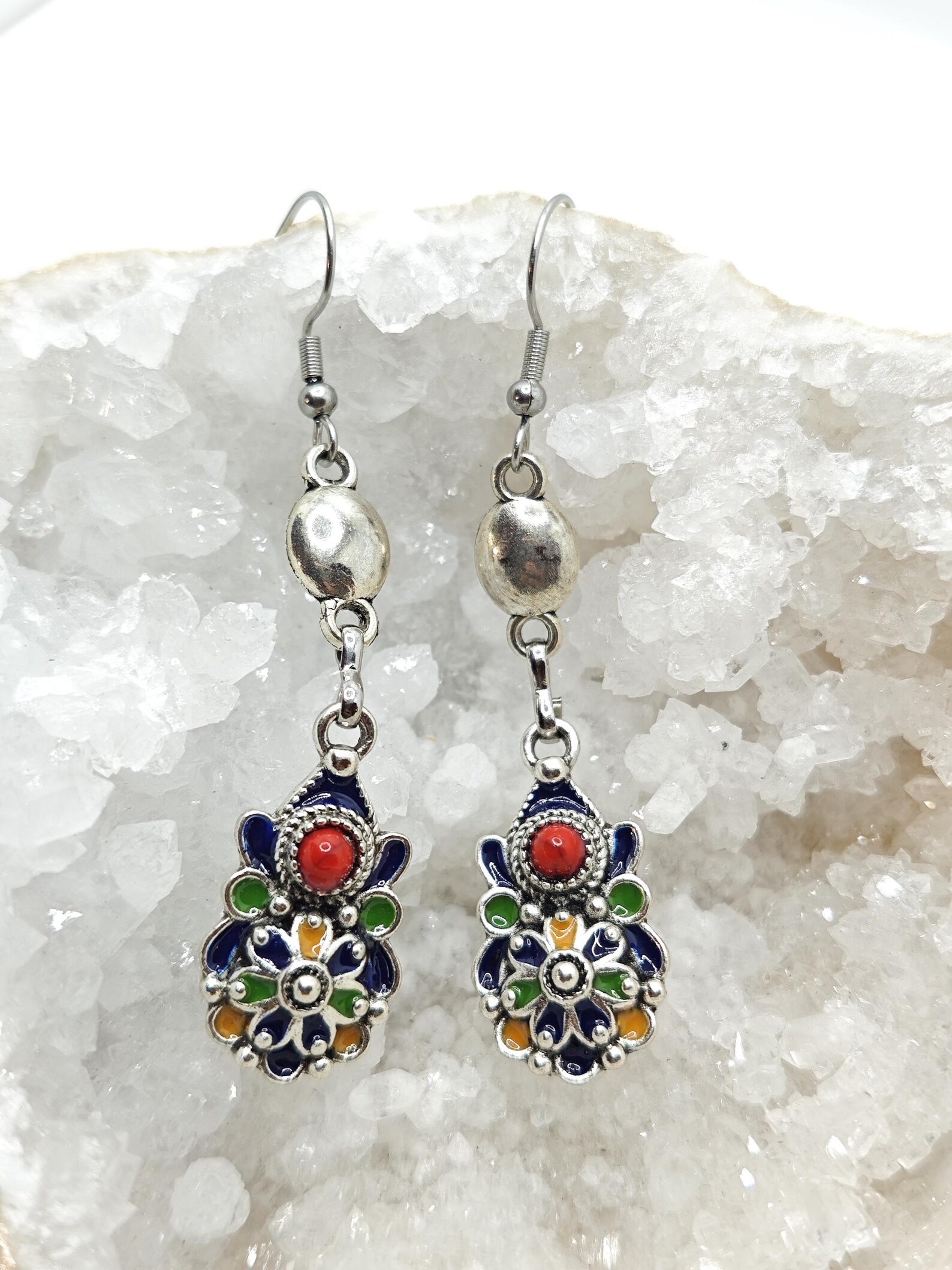 Amazigh Boucles d oreilles kabyles Bijou berbère- ethnique