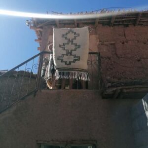 Amazigh Handmade Wool Tribal Rug for Home Decor