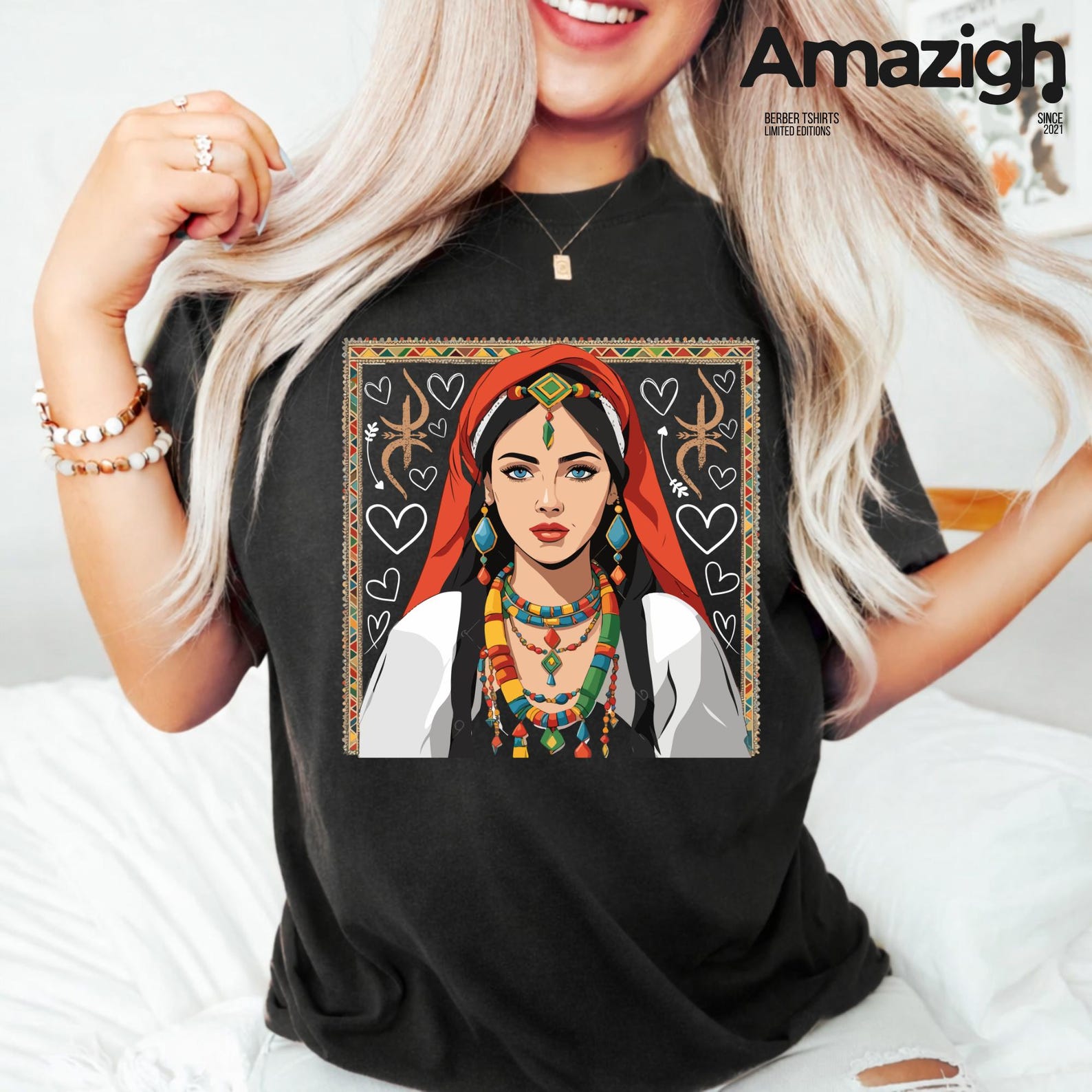 Berber Kabyle Tifinagh Amazigh Yaz Symbol Comfort Colors T-Shirt