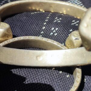 Amazigh Antique Silver Eye Amulet Bracelet for Jewelry Styling