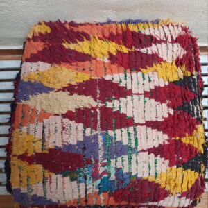 Amazigh Handmade hand Pouf Cover for Home Decor