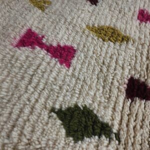 Berber Handmade Wool Colorful Geometric Boho Area Rug