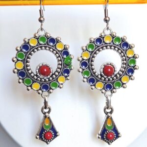 Amazigh Boucles d oreilles kabyles Bijou berbère- Earrings