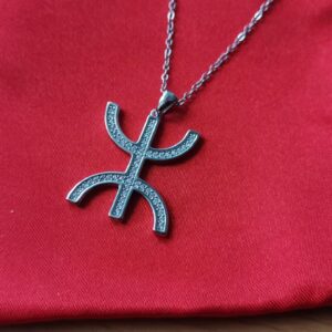 Amazigh Necklace with pendentif Silver signe Yaz Kabyle berbère