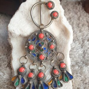Amazigh Fibule kabyle berbère Silver Tabzimt Traditional broche