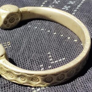 Amazigh Antique Silver Eye Amulet Bracelet for Jewelry Styling