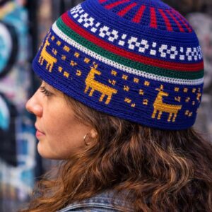 Amazigh Taguiya Crochet Pattern Skullcap Beanie PDF Download