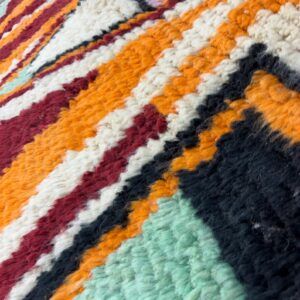 Berber Handmade Colorful Abstract Carpet Boho Area Rug