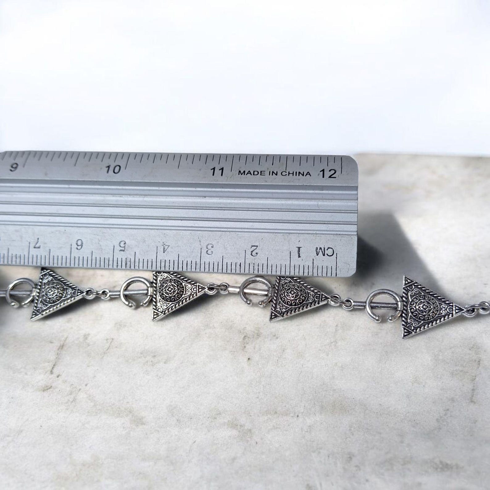 Berber Handmade Tazerzit Tribal Cuff Silver Plated Bracelet