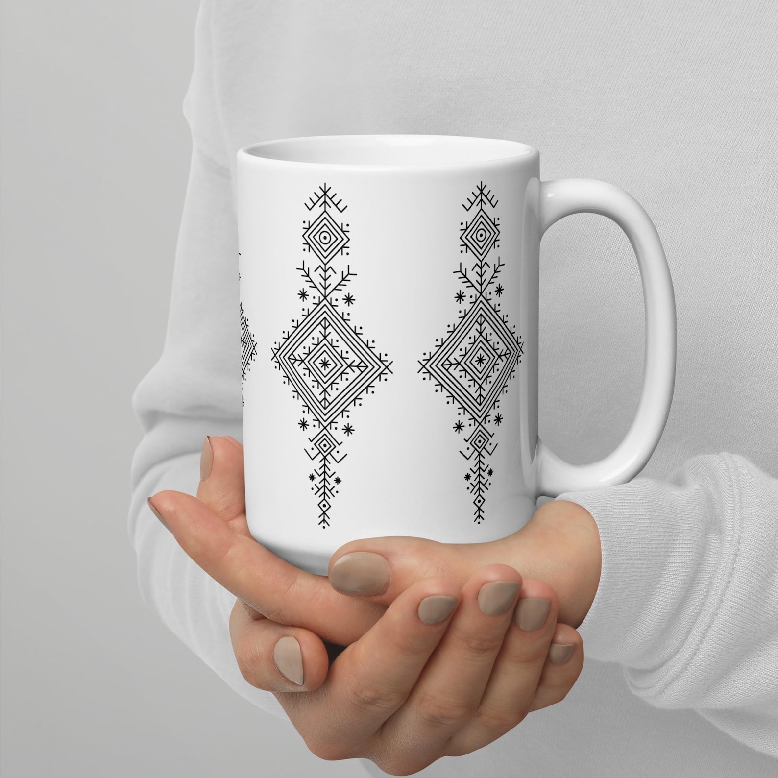 Berber Symbol Mug White Kitchen Dining Drinkware for and Use