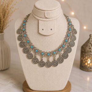 Amazigh Tasfift Traditional Handmade Steel Acier Tribal Necklace