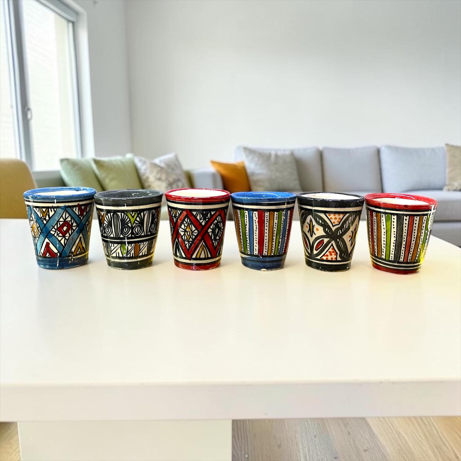 Berber Set Handmade Pottery Coffee Cups 60ml Mug