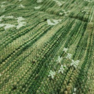 Berber Green Authentic Wool Tribal Boho Living Rug