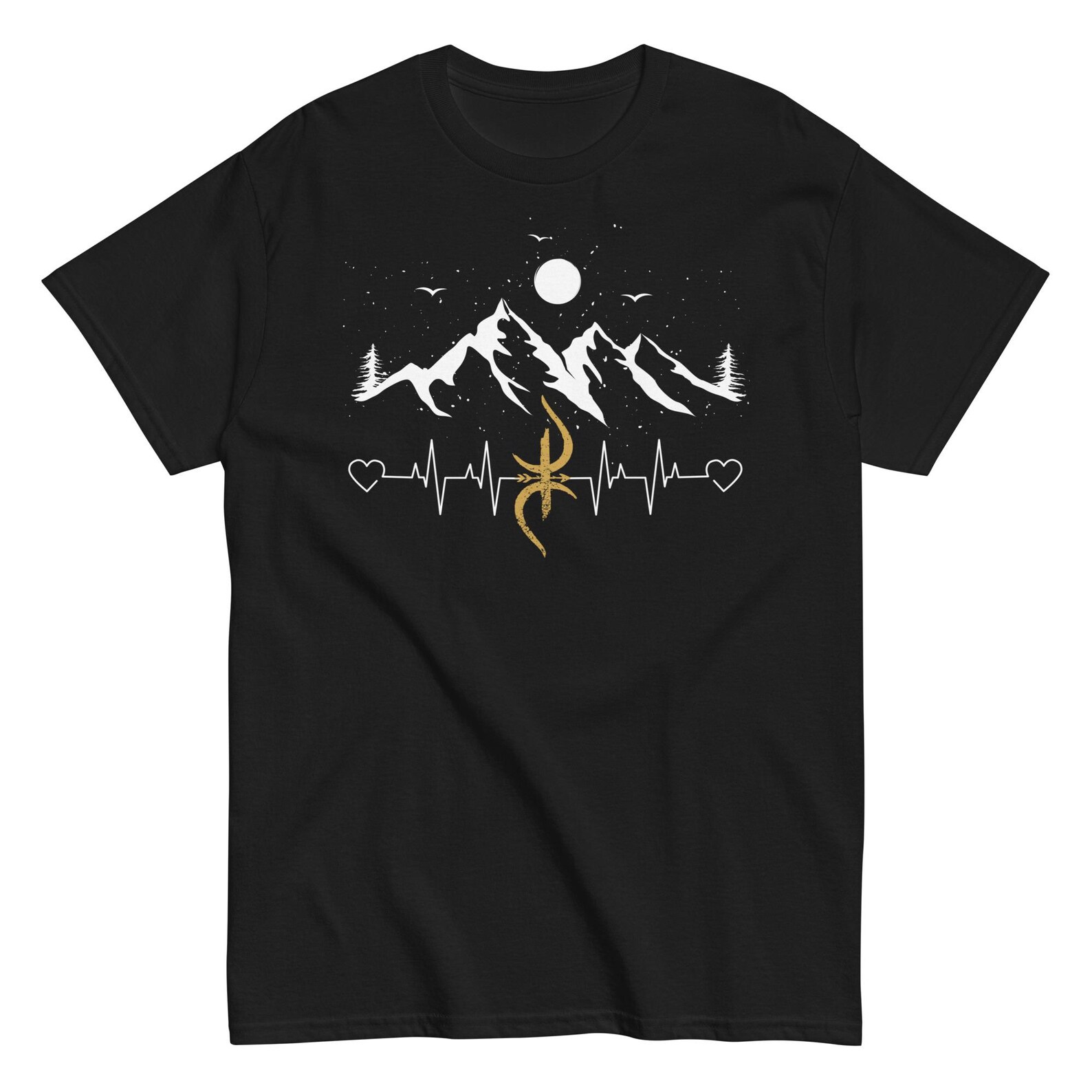 Berber Kabyle Tifinagh Amazigh Yaz Symbol Cultural Flag T-Shirt
