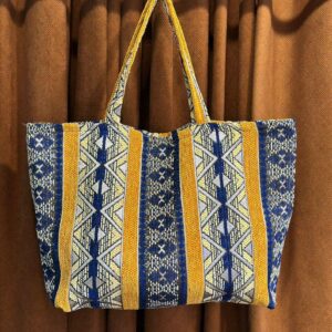 Berber Woven Tote Handmade Boho Shoulder Ethnic Bag