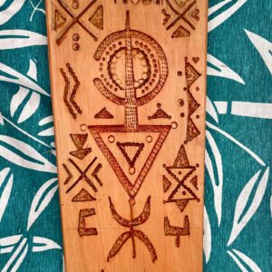 Berber Hand Carved Wooden Symbol Wall Art Decor