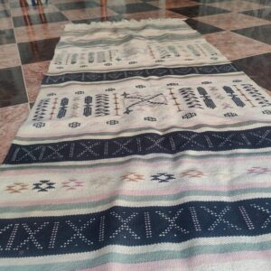 Berber Vintage antique Handwoven Textile Tribal Rug Runner