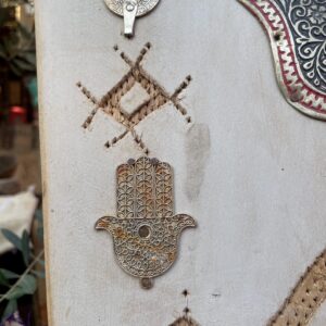 Berber Handmade Willow Wood Hamsa Wall Decor Symbols Boho Art