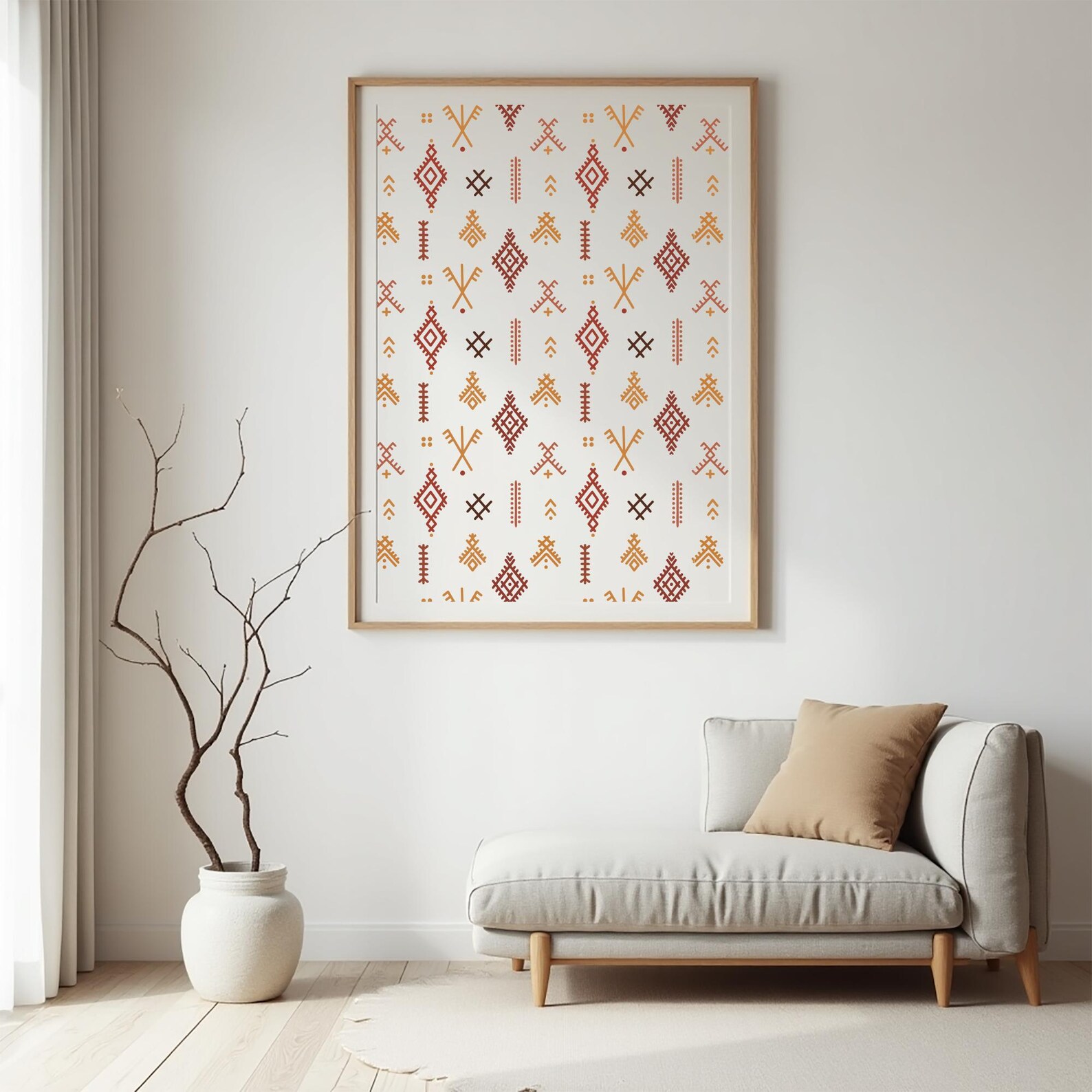 Amazigh Berber Symbol Poster Printable Cultural Wall Art Download