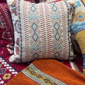 Berber Cushion Cover Cotton Chenille Pattern Boho Pillow