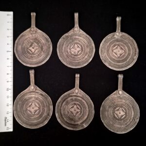 Amazigh Antique Silver Pendant Set For Necklace lot
