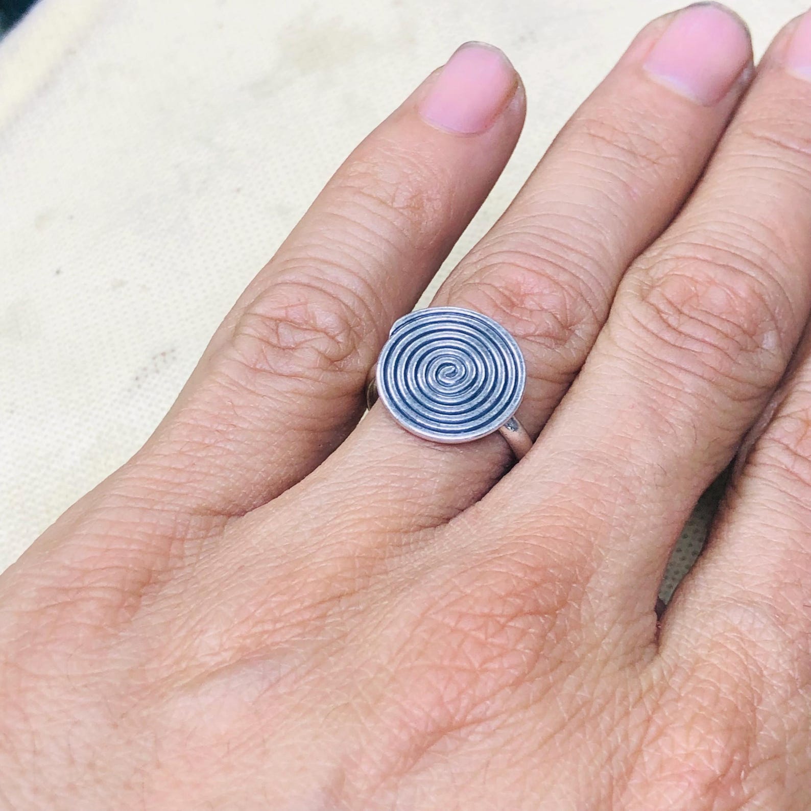 Amazigh Jewelry Traditionnels Marocains Ring Berbère Silver Handmade
