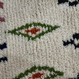 Berber Handmade Wool Colorful Tribal Carpet Boho Rug