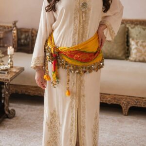 Berber Handmade Silk Belt Traditional Headpiece Multi-Use Headband
