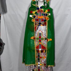 Berber Wedding Dress Caftan Headdress Burnouse Set Kaftan
